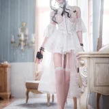阿包也是兔娘《明日方舟 伊内斯芭蕾》主题写真：25张全套美图
