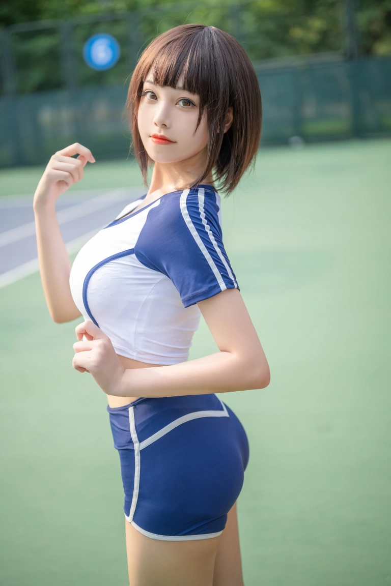 蜜汁猫裘《体操服》主题写真：50张全套美图