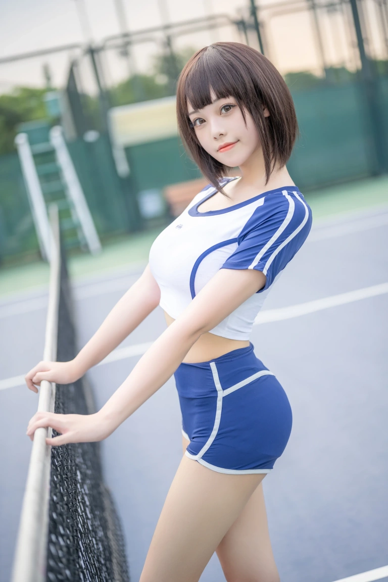 蜜汁猫裘《体操服》主题写真：50张全套美图