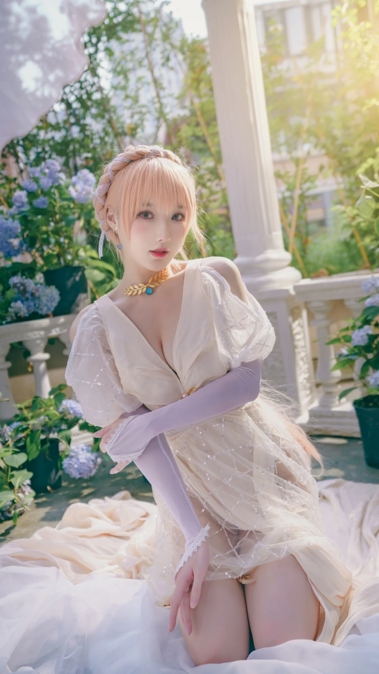 阿包也是兔娘《2022.08月舰长图包 OTS-14》主题写真：23张全套美图