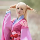 面饼仙儿《涂山苏苏》主题写真：14张全套美图