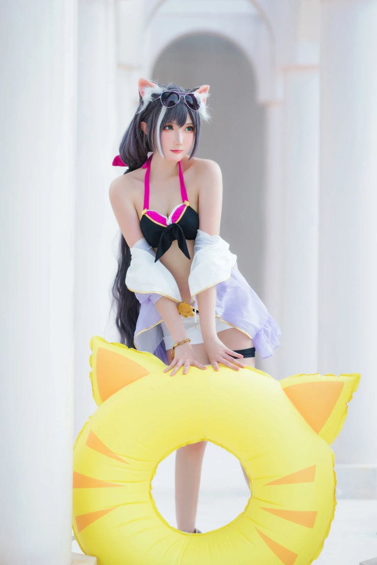 瓜希酱《公主连结 凯露夏日》主题写真：21张全套美图