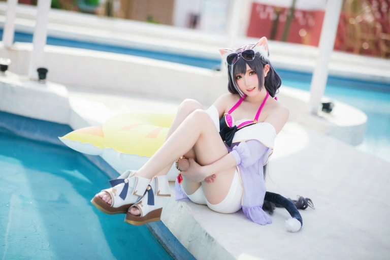 瓜希酱《公主连结 凯露夏日》主题写真：21张全套美图