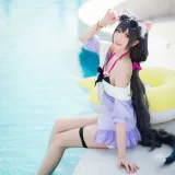 瓜希酱《公主连结 凯露夏日》主题写真：21张全套美图