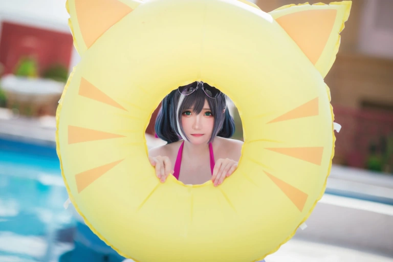 瓜希酱《公主连结 凯露夏日》主题写真：21张全套美图