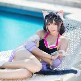 瓜希酱《公主连结 凯露夏日》主题写真：21张全套美图