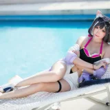 瓜希酱《公主连结 凯露夏日》主题写真：21张全套美图