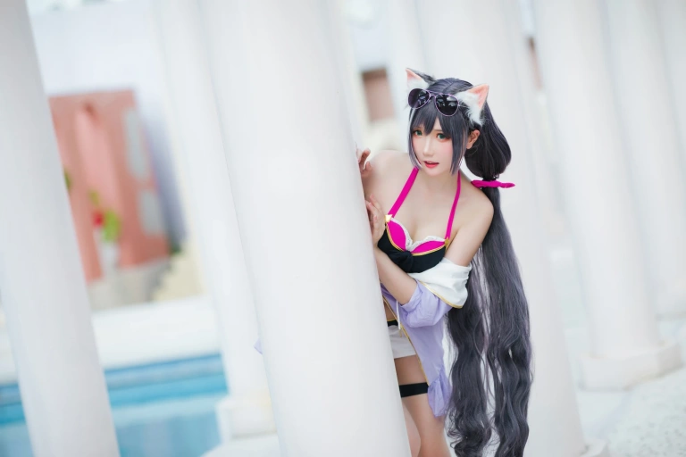 瓜希酱《公主连结 凯露夏日》主题写真：21张全套美图
