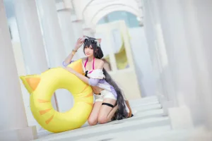 瓜希酱《公主连结 凯露夏日》主题写真：21张全套美图