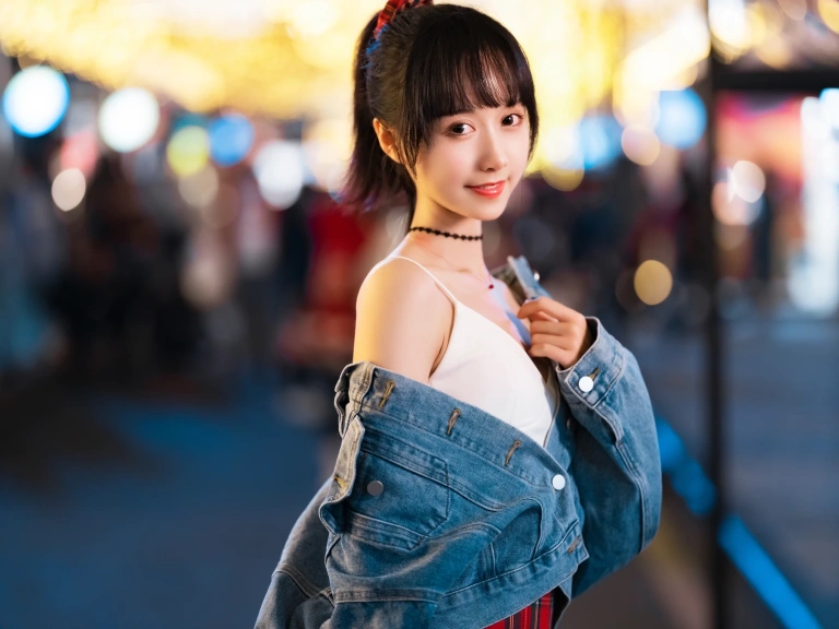 木棉棉《都市夜恋》主题写真：26张全套美图
