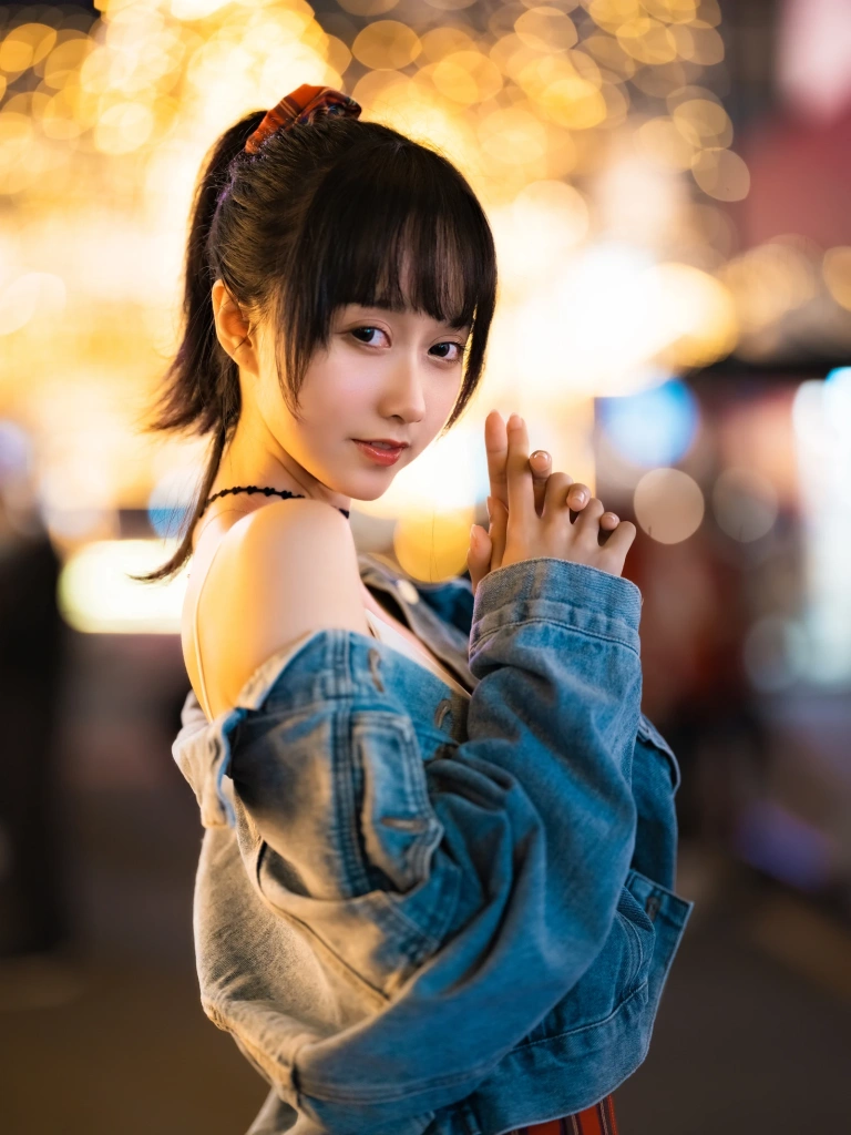 木棉棉《都市夜恋》主题写真：26张全套美图