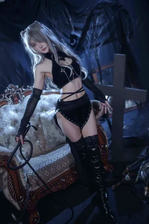 阿包也是兔娘《月光猫骑士》主题写真：29张全套美图