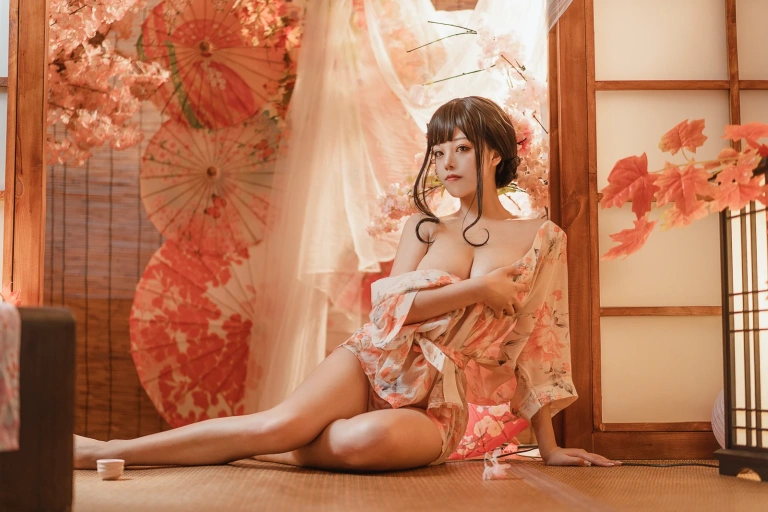 蜜汁猫裘《浴娘2》主题写真：37张全套美图