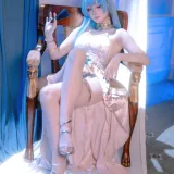 屿鱼《胜利女神：妮姬 海伦 礼服》主题写真：60张全套美图