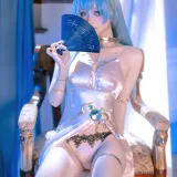 屿鱼《胜利女神：妮姬 海伦 礼服》主题写真：60张全套美图