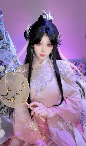 九言《玉玲珑·丽娘》主题写真：34张全套美图，含1个视频