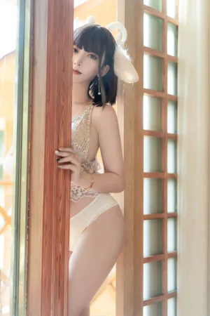 过期米线线喵《小羊》主题写真：66张全套美图