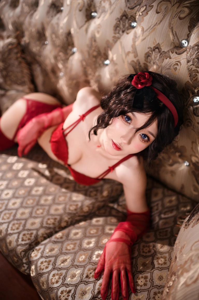 阿包也是兔娘《My Rose 玫瑰》主题写真：46张全套美图