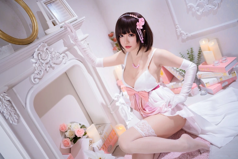 星之迟迟《加藤惠 特典礼服》主题写真：100张全套美图，含1个视频