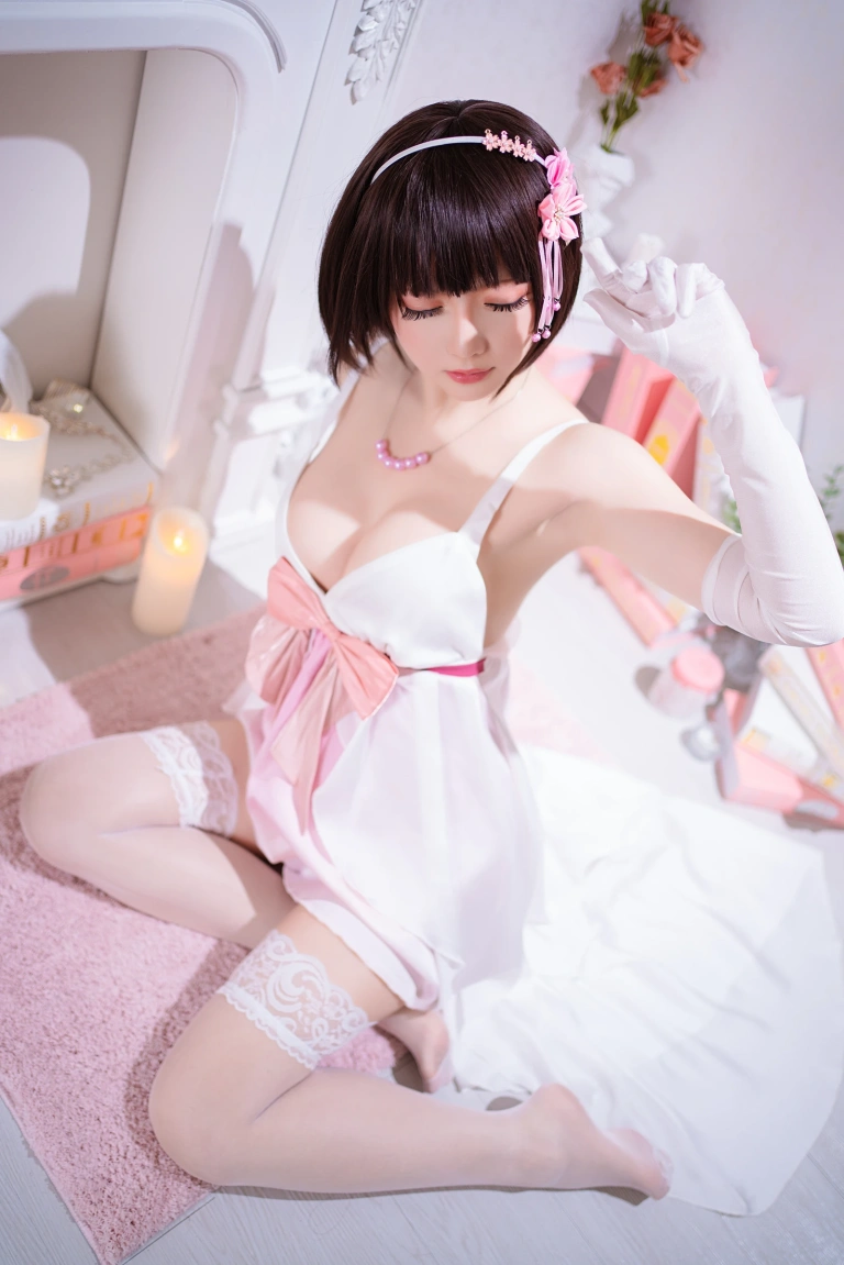 星之迟迟《加藤惠 特典礼服》主题写真：100张全套美图，含1个视频