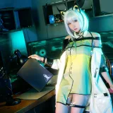 瓜希酱《明日方舟 凯尔希》主题写真：21张全套美图