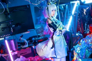 瓜希酱《明日方舟 凯尔希》主题写真：21张全套美图