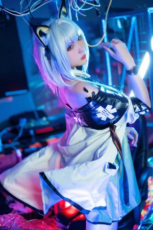 瓜希酱《明日方舟 凯尔希》主题写真：21张全套美图