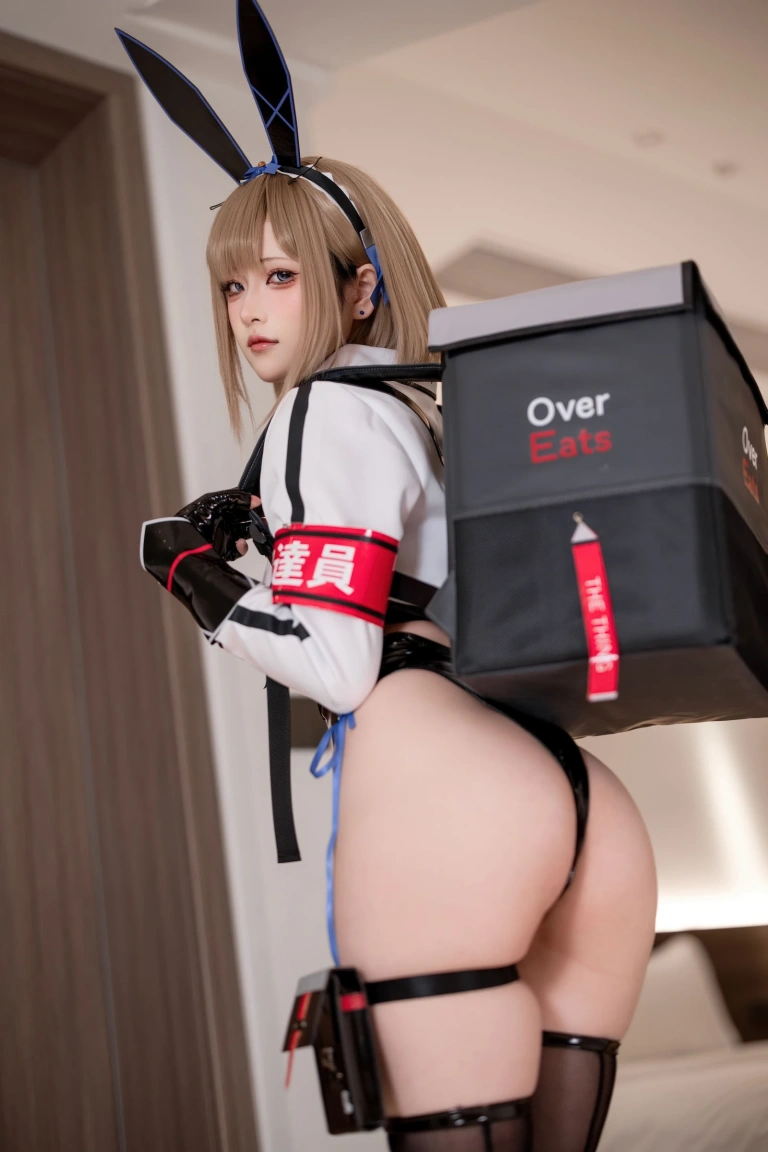 屿鱼《外卖兔女郎 小葵》主题写真：66张全套美图