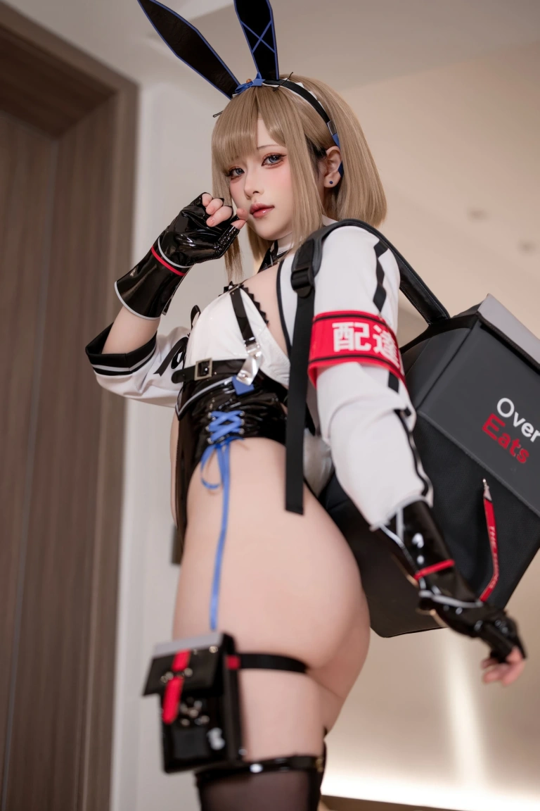 屿鱼《外卖兔女郎 小葵》主题写真：66张全套美图