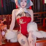 清水由乃《柴郡新春旗袍》主题写真：71张全套美图，含1个视频