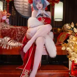清水由乃《柴郡新春旗袍》主题写真：71张全套美图，含1个视频