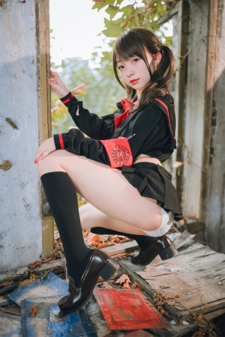 花铃《南半球JK》主题写真：126张全套美图