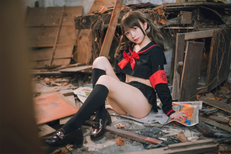 花铃《南半球JK》主题写真：126张全套美图