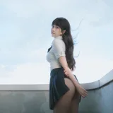不呆猫《JK学妹户外》主题写真：59张全套美图