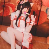 面饼仙儿《夕暮》主题写真：16张全套美图
