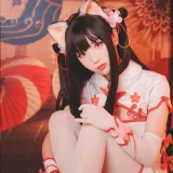 面饼仙儿《夕暮》主题写真：16张全套美图