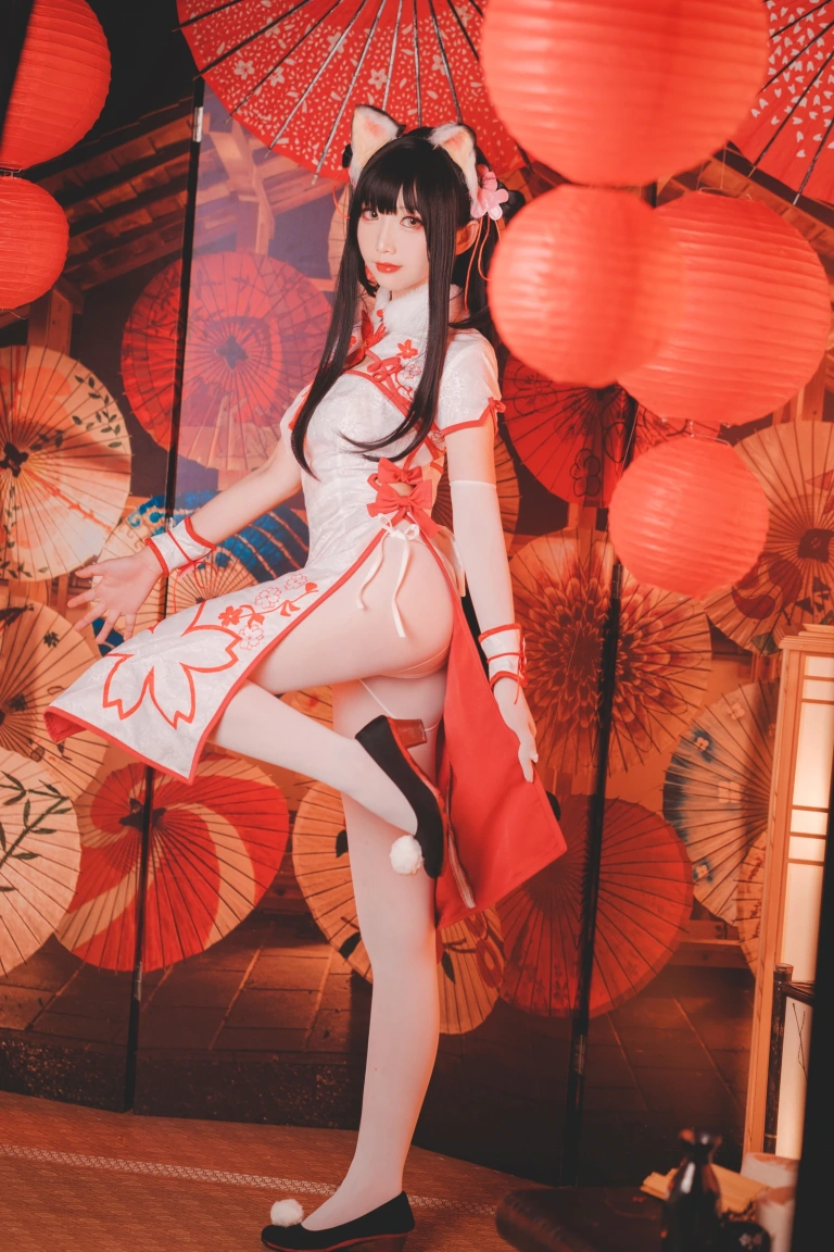 面饼仙儿《夕暮》主题写真：16张全套美图