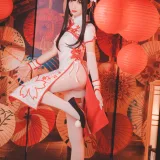 面饼仙儿《夕暮》主题写真：16张全套美图