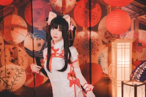 面饼仙儿《夕暮》主题写真：16张全套美图