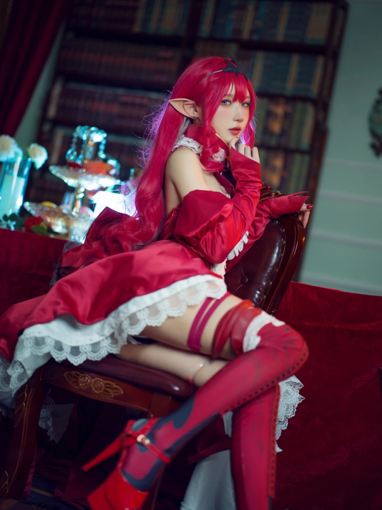 阿包也是兔娘《崔斯坦》主题写真：34张全套美图