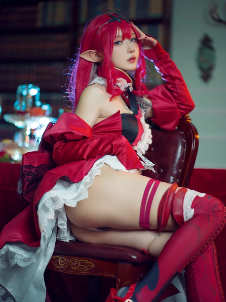 阿包也是兔娘《崔斯坦》主题写真：34张全套美图