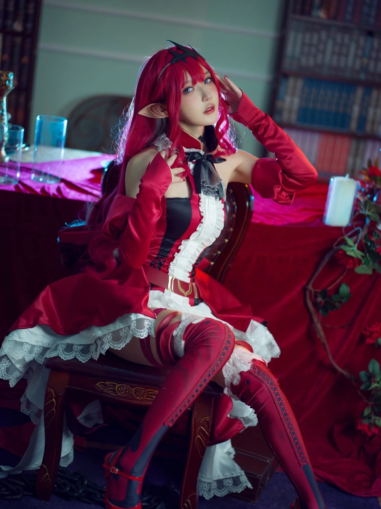 阿包也是兔娘《崔斯坦》主题写真：34张全套美图