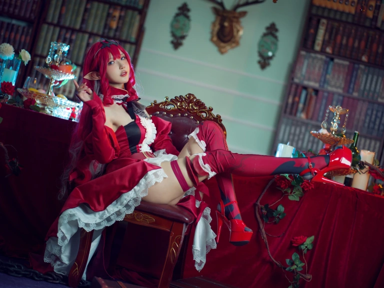 阿包也是兔娘《崔斯坦》主题写真：34张全套美图
