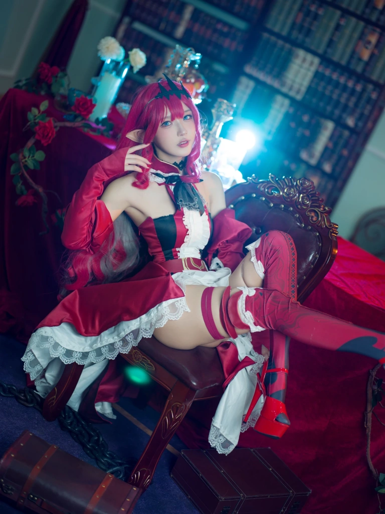阿包也是兔娘《崔斯坦》主题写真：34张全套美图