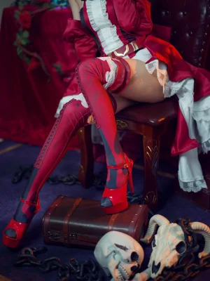 阿包也是兔娘《崔斯坦》主题写真：34张全套美图