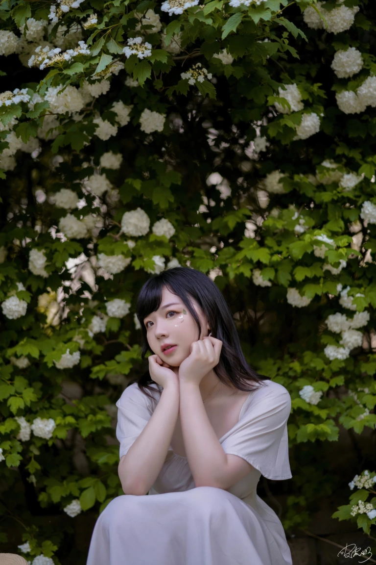皮皮奶《绣球花》主题写真：36张全套美图