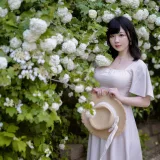 皮皮奶《绣球花》主题写真：36张全套美图