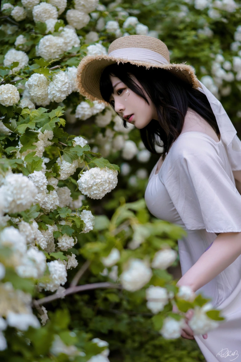 皮皮奶《绣球花》主题写真：36张全套美图