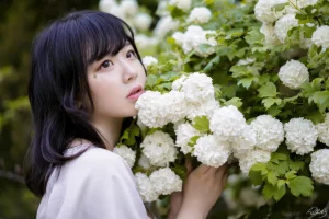 皮皮奶《绣球花》主题写真：36张全套美图