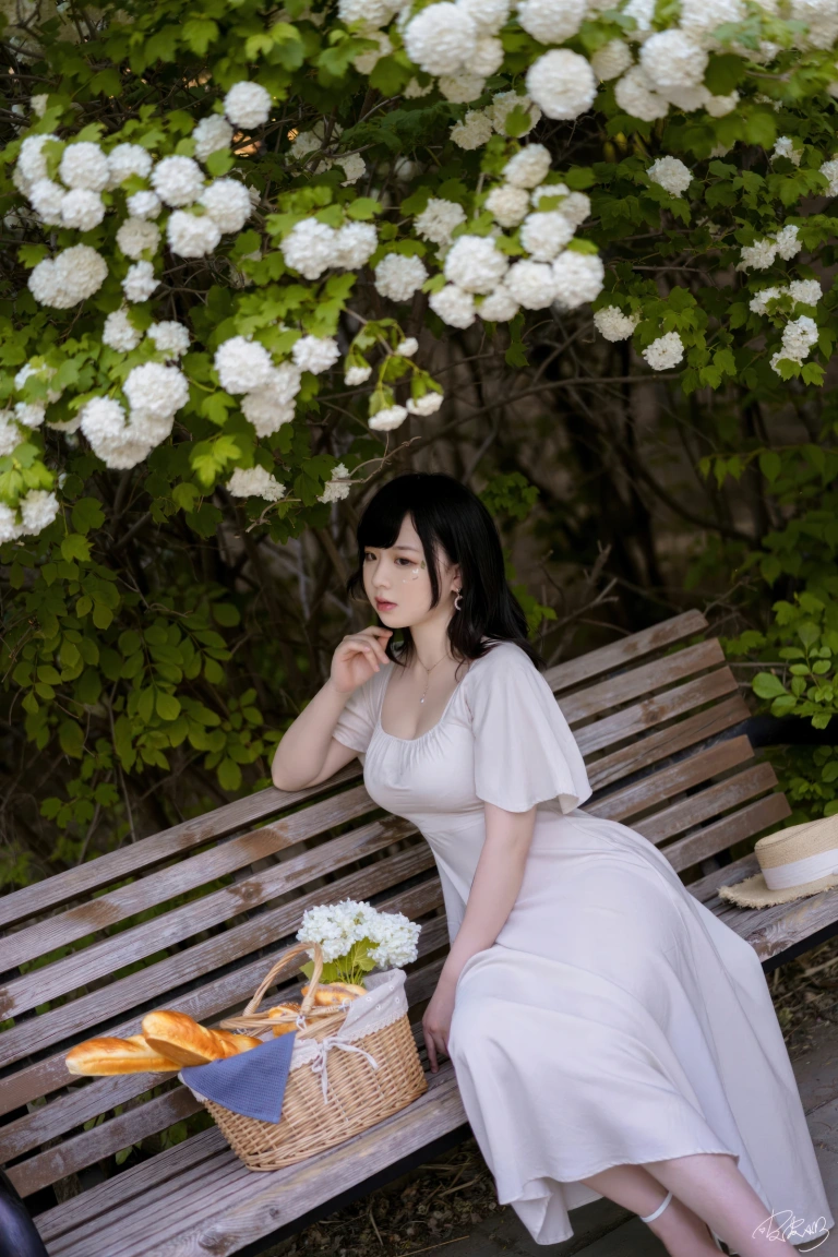 皮皮奶《绣球花》主题写真：36张全套美图